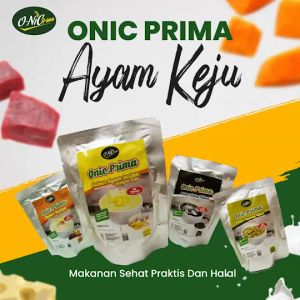 ONIC PRIMA RASA AYAM JAGUNG  (Bubur Beras Organik)