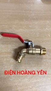 vòi nước vòi hồ vòi khóa nước chất đồng thau phi 21 VÀ 27