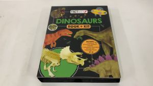 Dinosaurs Book & Kit Gift Set with Toy & Book For Kids to Learn About Dinosaur Facts