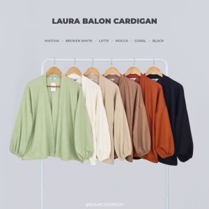 LAURA BALON CARDIGAN / KARDIGAN WANITA / OUTER CARDIGAN
