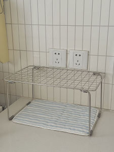 under Sink Storage Rack 304 Stainless Steel Microwave Stand Pot Holder Organizer Kitchen Accessories Easy Installation