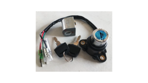 IGNITION SWITCH TMX ALPHA / TMX 125 SET 4 WIRES WITH 2 KEYS  IGNITION KEY SWITCH MOTORCYCLE PARTS MODEL