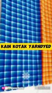 Kain Katun Yarndyed / Yanded Motif Kotak 912 Hijau/Coklat/Biru