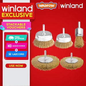 Wadfow by Winland 5PCS Cup Brush Twisted Wire Set WCE6401 WAD-HT