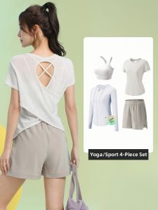BAISILING | Back Beauty Loose Womens Summer Sports Set