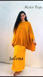 Saloma Moden Diamond Baju |set new Outfit | Artist Baju | new arrival \ Cey and Cey Crusg Ironless