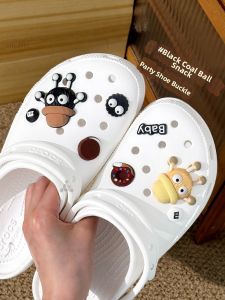 FUYOU | New Womens Clogs with Decorative Flowers and DIY Buckle Design