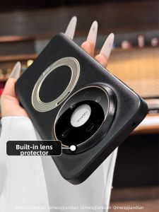 QI MEI. CASE | Leather High-Quality Multi-Model Compatible Phone Case with Swivel Stand Magnetic