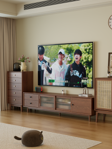 DONGMU | Tủ TV Gỗ Nguyên Khối Đơn Giản
