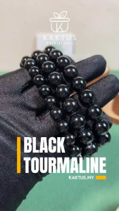 Kaktus Black Tourmaline Crystal Bracelet (GRAND)