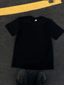 Summer New Style Mens Short Sleeve T-Shirt Pure Cotton Casual Fashionable Versatile Half Sleeve round Neck Print Tee for Youth