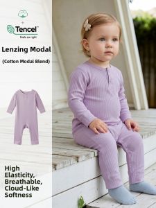 UCBABY | Bamboo Cotton Baby Romper Sleepwear Long Sleeve