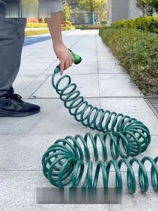 Bộ Vòi Tưới Cây Đa Năng 7 Chế Độ Lò Xo Co Giãn Dài 15m Nối Vòi Nước Cơ Bản Gọn Gàng Tiện Dụng