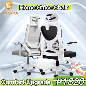 Ergonomics chair Office Chair Computer Chair Gaming Chair High Back Comfortable Meeting Room with Adjustable Armrest [COD]