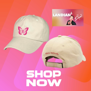 BLOGAFIED MERCH Flirty Butterfly Cap by Dani Buenvenida