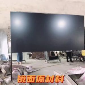 Minimalist Wall-Mounted Frameless No-Drilling Bathroom Mirror