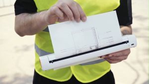 Phomemo M08F Portable A4 Printer Mini Inkless Wireless Bluetooth Thermal PrinterCompatible With Smarter Phone And PCGreat For Travel Business