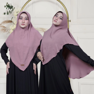 Khimar/Hijab Instan Pet Antem Kode SUCA Uk Standar Bahan Kringkel Airflow By Ory AjeZas Collection