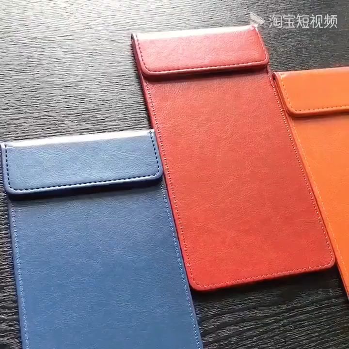 10*20cm Bill Holder Restaurant Cafe Dan Hotel PU Order Holder Dengan Penutupan magnetik Clipboard