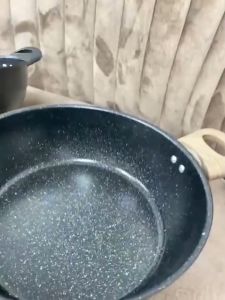 Marino Home หม้อ หม้อเคลือบลายหินอ่อน 2 หู พื้นผิวมัน No.Y1358