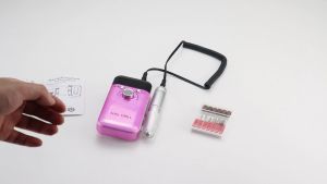 Electric Nail Drill Machine 45000RPM Low Noise Mesin Pengisar Kuku Adjustable Speed Nail Drill Machine