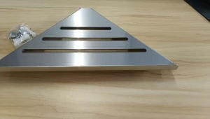 [OKLIFE.]SUS 304 Stainless Steel Bathroom Shelf Triangle Shelf Waterproof Tripod Punch