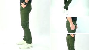 Gizmo Celana Chino Panjang Slimfit Green Army