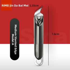 Foot Care Anti-Splash Pointed Nose Dead Skin Nail Clippers RIMEI