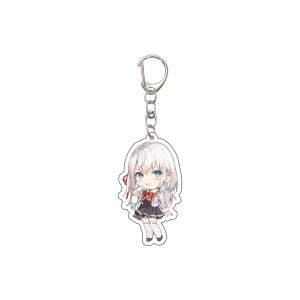 Bandai | 55MM Anime Alya Acrylic Móc Chìa Khóa Quà Tặng Dễ Thương - Đôi Khi Giấu Cảm Xúc Của Mình Nga Alisa Yuki Suou Maria Ayano Kimishima