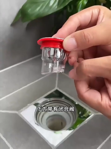 Floor Drain Anti Bau Serangga Penapis Rambut Clogged Stopper Penutup Lubang Tandas Bilik Air Sewer Seal Plug