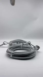 2/5/10meters Versatile Clothesline Stainless Steel Rope for Outdoor Camping Traction Ropes Thickened Double-headed Dog Pet Leash