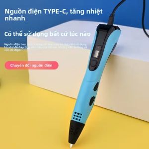 Bút 3D Thế Hệ Thứ 3 Siêu Bút In 3D Có Màn Hình LED Hiển Thị 1.75 Mm PLA Dây Tóc Có Thể Điều Chỉnh Tốc Độ Trẻ Em Sinh Nhật Quà Tặng Giáng Sinh