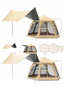 The Primitive | Outdoor Portable Heavy-Duty Waterproof Sun Protection Tent