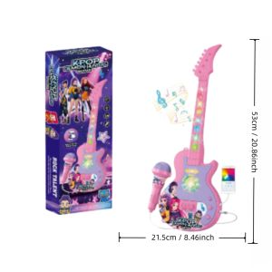 Hasbro | Childrens& Karaoke Microphone Guitar with Stand Educational Toy Brain Training Music Gift Suitable for Boys and Girls