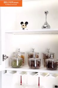 Toples Penyimpanan Makanan Tempat Cemilan Tutup Beruang