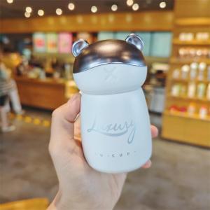 Mini Portable Insulated Water Bottle Cute Small Capacity Stainless Steel Cup for Women Student On-the-go Pocket-Friendly Cup