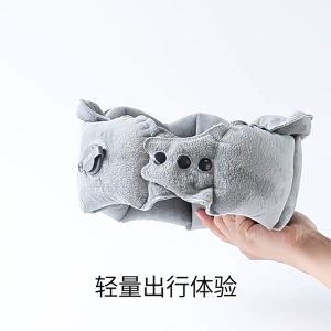 Inflatable Neck U-Shaped Pillow Lightweight Travel Air Pillow (Singapore Seller)