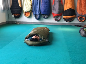 【Buy 1 Take 1】COD Collapsible Sleeping Bag Camping  For All Seasons Waterproof Outdoor Portable Travel Sleeping Bag Lightweight Sleeping Mattress Warm Hiking Blanket With Storage Bag