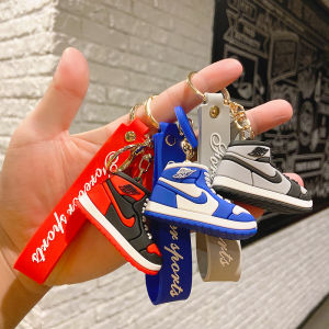 Air  Sneakers Lovely Key Buckle Schoolbag Pendant Doll Creative Couple Bags Small Ornaments Car Key Chain