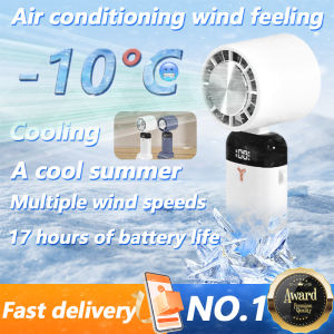 Handheld Fan Cooling/Powerful/Portable 10000mAh 90°Adjustment mini kipas tangan Portable Turbo Fan mini fan手持风扇