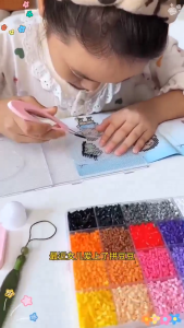 MARD 24 colors Perler bead set craft DIY kit Fuse Beads 2.6mm Toys Crafts with Accessories for Kids Adults