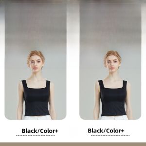 miiow | Cat Woman Wide Strap Slim Fit Tank Top Women New 2025 Seamless Beautiful Back Base Layer Shirt Can Be Worn Outside Pure Color