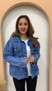 Jaket Jeans Wanita / Jaket Jeans Snow Wanita