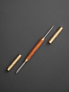 Bainichi Stainless Steel Tea Knife Two-Purpose Tea Needle Tea Cone Puer Tea Cake Opener Tea Brick Accessories Japanese Style