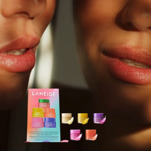 LANEIGE Midnight Minis Lip Sleeping Mask Set (5 Pieces) |Mini Size Maxi Hydration | Traveling or Gifting