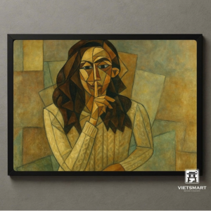Tranh Nghệ thuật "Bí Mật" VIETSMART ART - Acrylic 60 x 90cm