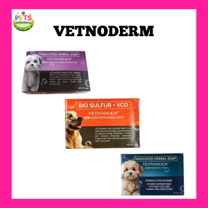 Vetnoderm medicated herbal soap Madre cacao+VCO. Herbal Extract +VCO Sulfur