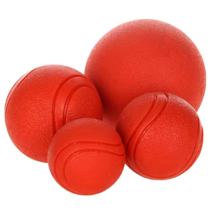 Dog Chew Toy Ball Elastic Rubber Solid Ball Anti-Chew For Outdoor Throwing Recovery Training Durable Bite-Resistant Rubber Ball
