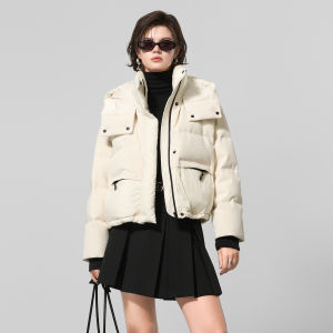 BEIQIANI | Warm Loose Winter Down Jacket 90 Duck Down