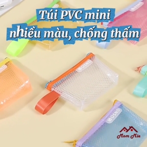 Túi nhựa PVC mini đựng son môi mỹ phẩm và các vật dụng cá nhân cỡ nhỏ chống thấm nước - T048. Lipstick bag